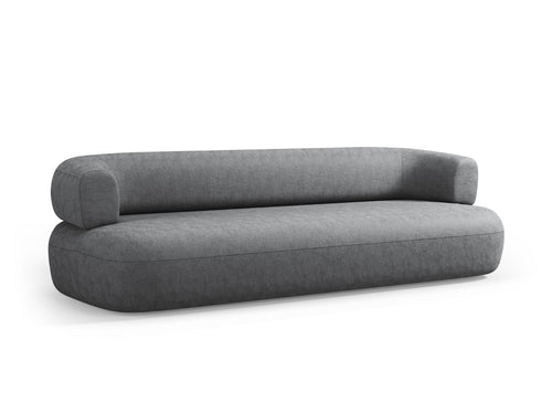 Micadoni Bank Jenny 4-zits, chenille, donkergrijs - 90x226x73cm
