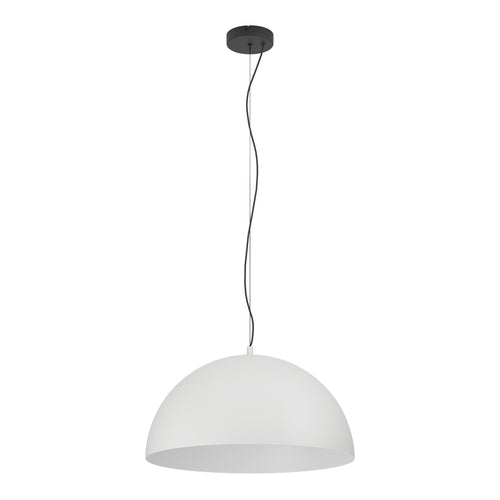 EGLO hanglamp Gaetano 1 - e27 - ø 53,5 cm - grijs/wit
