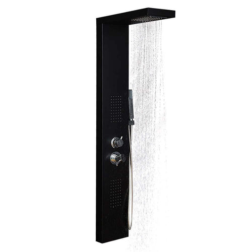 Home Deluxe Douchepaneel CASCATA Zwart