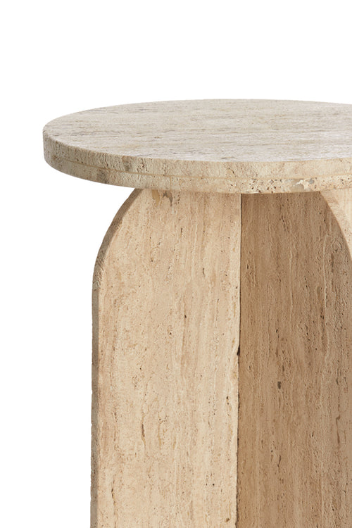 Light & Living bijzettafel OTINIA - Ø41x48cm - bruin - vtwonen shop