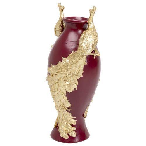 Kare Design Vaas gouden pauw 77cm