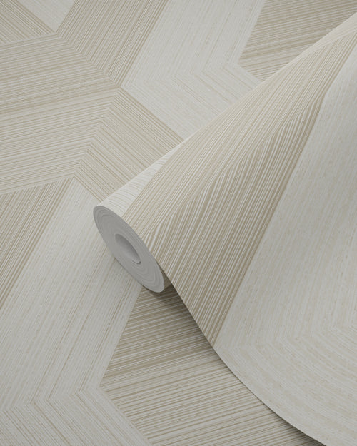 Origin Wallcoverings behang grafisch 3D motief lichtbeige - 53 cm x 10.05 m - 347948