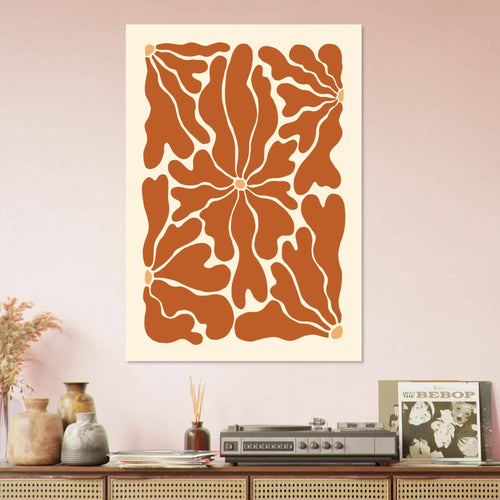 Artfulprints  Boho - Ibiza flowers   poster 70x100 cm