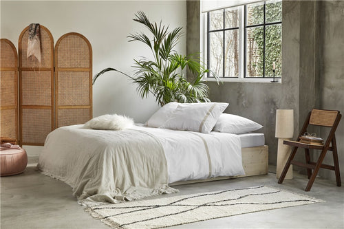 Walra - Dekbedovertrek Timeless Chic - 200x220 cm - Wit