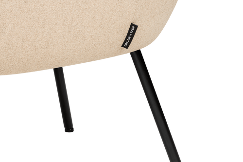 noo.ma RM58 Retro fauteuil - Bright Beige Wool