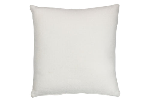 J-Line kussen Blad Vierkant - polyester - wit