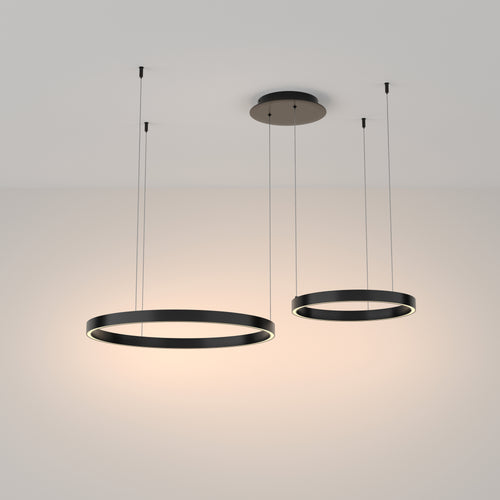 Maytoni - Hanglamp Rim - Zwart - Ø60 - vtwonen shop