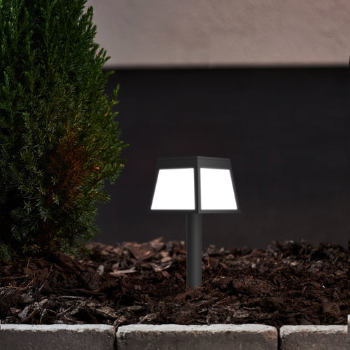 EGLO solar priklamp buiten Altilia - led - 56 cm - zwart/wit