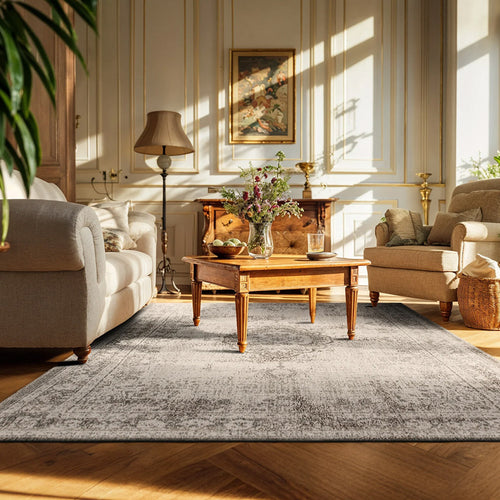 Louis De Poortere vloerkleed Salt & Pepper - beige - 240x340cm - vtwonen shop