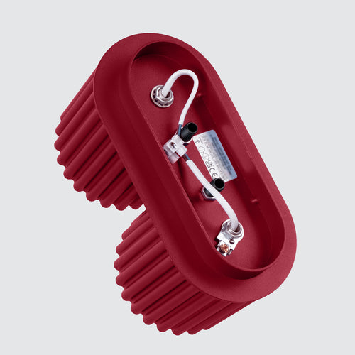 Sollux Lighting Plafondlamp AURA 2 bordeaux GU10 - 21x10x12cm