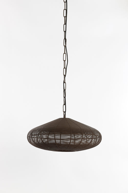 Light & Living hanglamp BAHOTO - bruin - Ø60x23cm - vtwonen shop