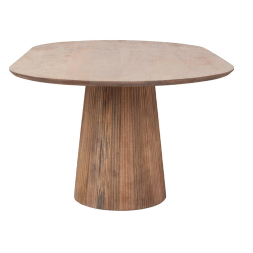 Giga Meubel Eettafel Salvador - Naturel Hout - 160x100x76cm