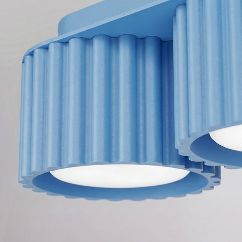 Sollux Lighting Plafondlamp AURA 3 azuur Gx53 - 32,5x10x8cm