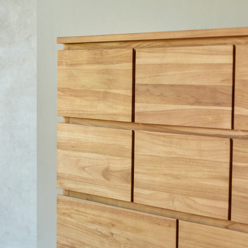 Tikamoon Massief teakhouten ladekast - Naturel - vtwonen shop