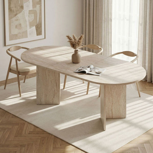 Calicosy - Eettafel LOU - Donker hout 160x90x75 cm
