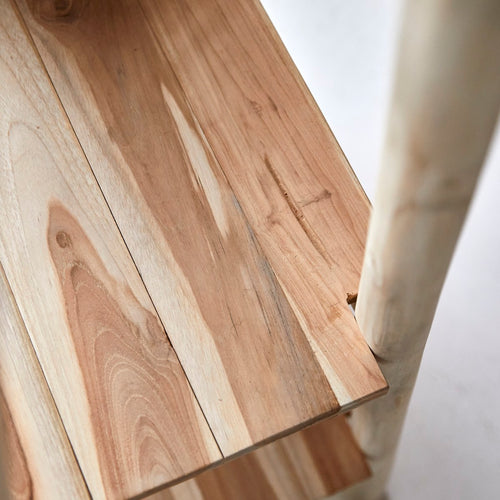 Tikamoon Massief teakhouten handdoekenrek - Naturel - vtwonen shop
