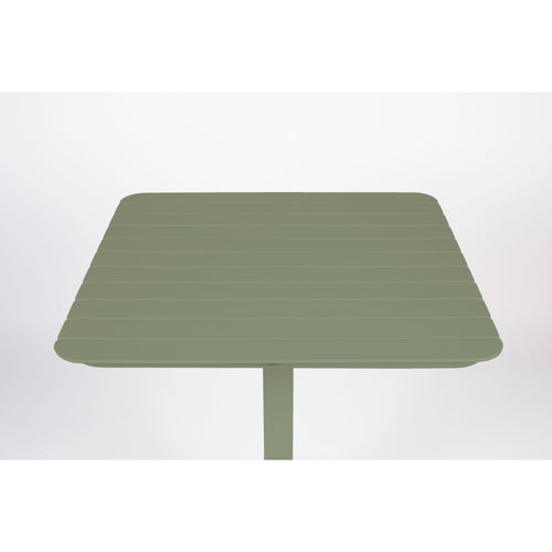 Zuiver Vondel Tuintafel/ Bistrotafel Vierkant 71x71 cm Aluminium Groen - vtwonen shop