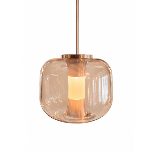 Freelight hanglamp Rosa - 3 lichts - 30  x 180   cm - rosé goud