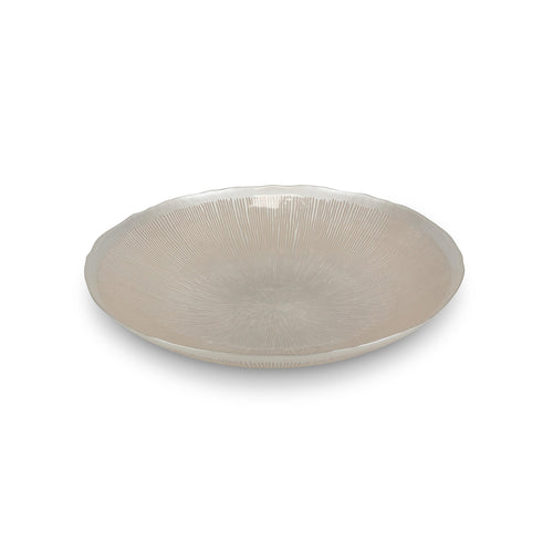S|P Collection - Sierschaal 40xH6,5cm glas pearl Cosmo - vtwonen shop
