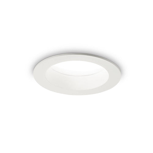 Ideal Lux Basic - LED Light Inbouwspot Wit IP44