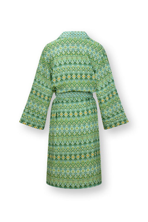 Pip Studio - Naomi Kimono - Dames - Ashanti - Groen - XS - vtwonen shop