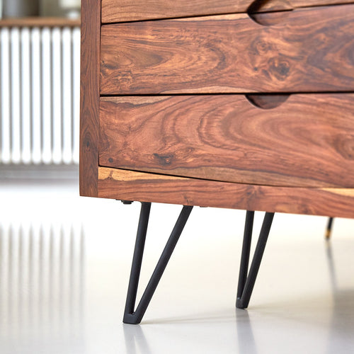 Tikamoon Massief palissander ladekast - Bruin - vtwonen shop