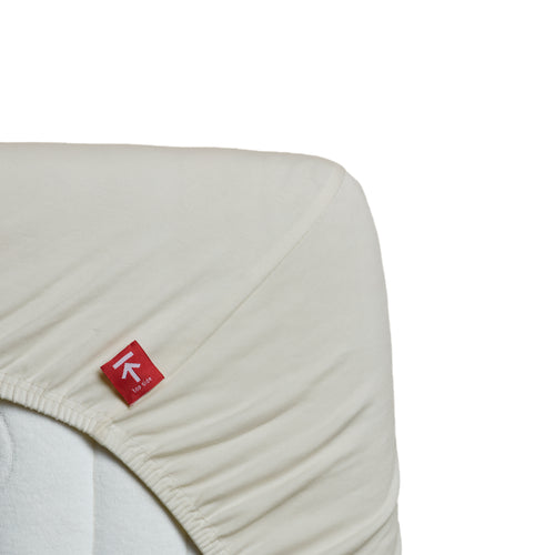 Beddinghouse - Jersey - 95% katoen - 5% lycra - Split-topper - Hoeslaken - 140x220 cm - Gebroken wit - vtwonen shop