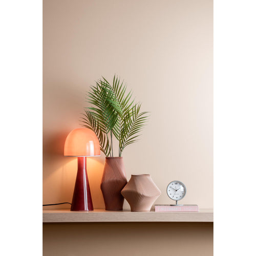 Karlsson wekker Brisk Dome - grijs - 6.5x11x13.8cm - Vaderdag - Vaderdagcadeau - Vaderdag cadeautje voor hem