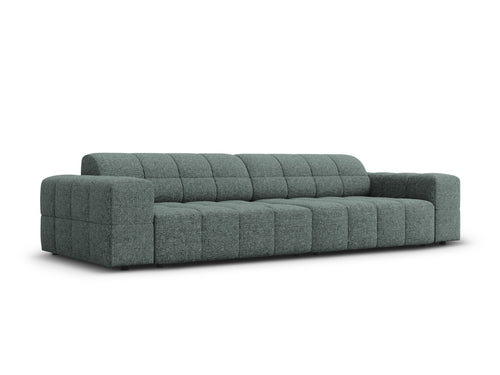 Cosmopolitan Design Bank Chicago 4-zits, chenille olie - 102x252x78cm