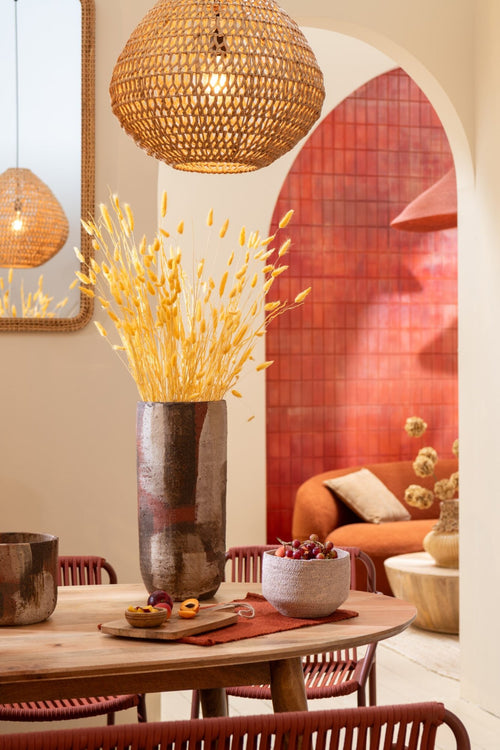 J-Line hanglamp Getwist - metaal - naturel
