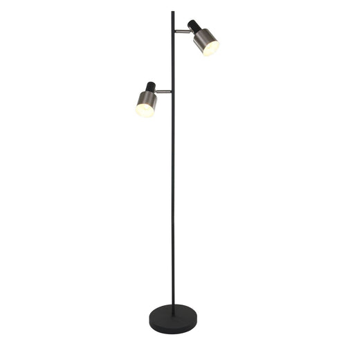 Anne Light & home vloerlamp fjorgard - 2 lichts - 25x 155 cm - zwart - vtwonen shop