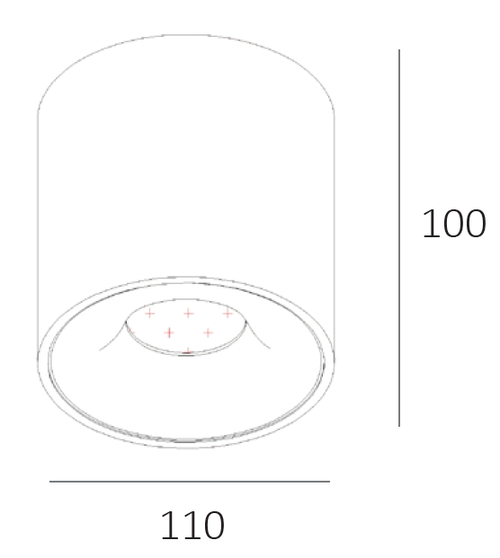 Artdelight plafondlamp Orleans - 1 lichts - 11  x 10   cm - champagne - vtwonen shop