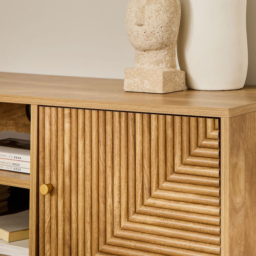 Calicosy - EDEN TV-meubel - Licht hout - 40x140x45 cm