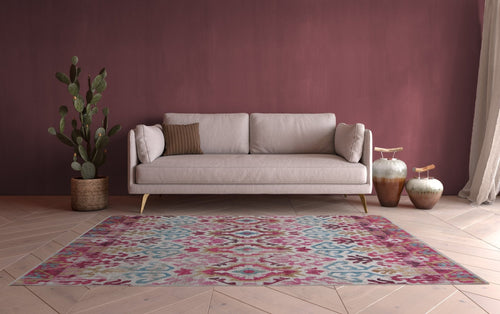 AFK Living vloerkleed Minimalist - gedrukt - roos - 200 x 290 cm