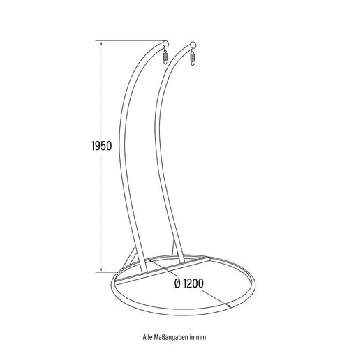 Home Deluxe hangstoel TORUS zwart - vtwonen shop