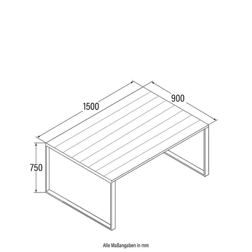 HUIS DELUXE CANTOS SEDIA 150 x 90 cm - vtwonen shop