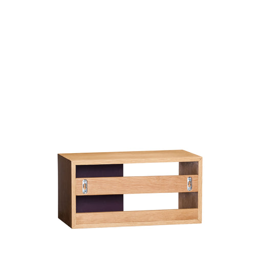 Hübsch plank Slide - mdf/eiken fineer - 40x20xh20cm