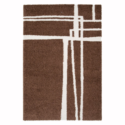 AFK Living vloerkleed Archi - Zacht comfort voor elke dag en OEKO-TEX® Standard 100 gecertificeerd. - kastanje - 160x230 cm