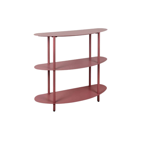 Leitmotiv side table Riqueza - rood - 90x28x82cm