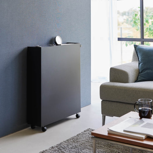 Yamazaki Boekenkast / Boekentrolley - Tower - Zwart - vtwonen shop