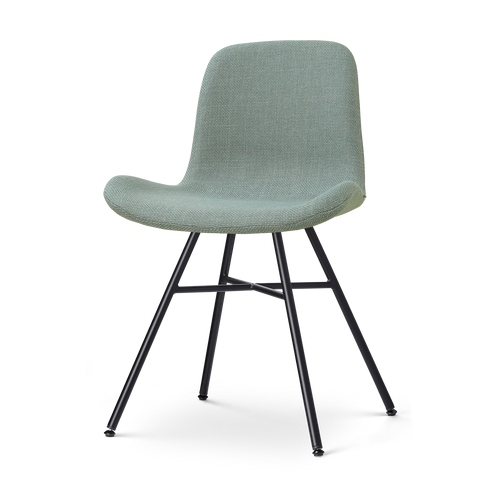Nolon Noa-Fé eetkamerstoel saliegroen - zwart onderstel - vtwonen shop