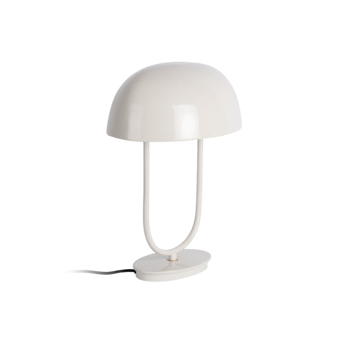 Leitmotiv tafellamp Cadiz Ovoid - wit - 32x32x45cm