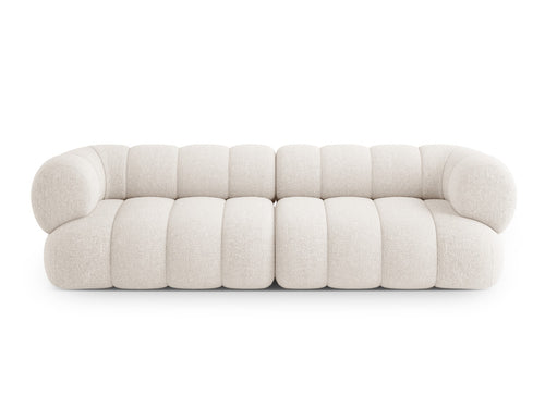 Cosmopolitan Design Bank Koge 4-zits, chenille lichtbeige - 95x240x70cm