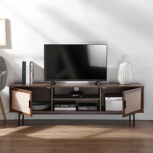 Calicosy - JETSON TV-meubel - Donker hout - 39,5x140x45 cm