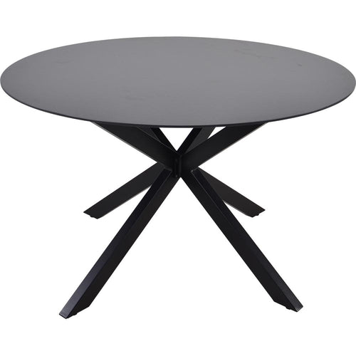 Lesli Living tuintafel Crest - zwart - Ø120x73cm