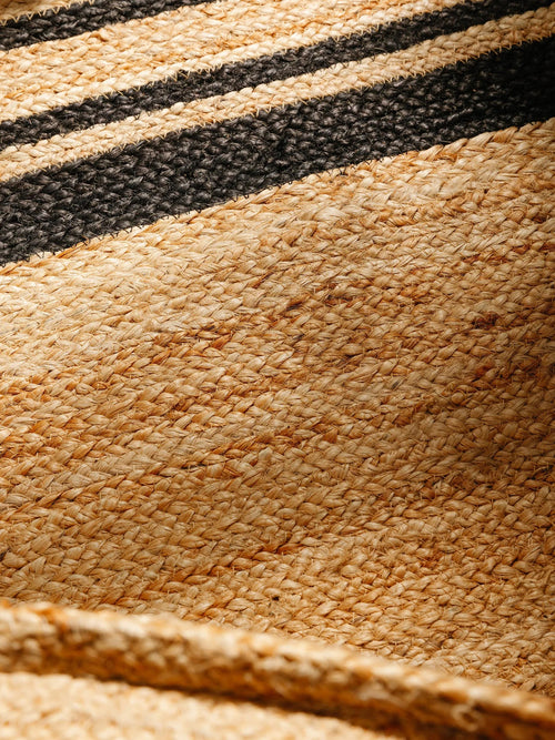 benuta jute vloerkleed Jutta - bruin - 200x300 cm