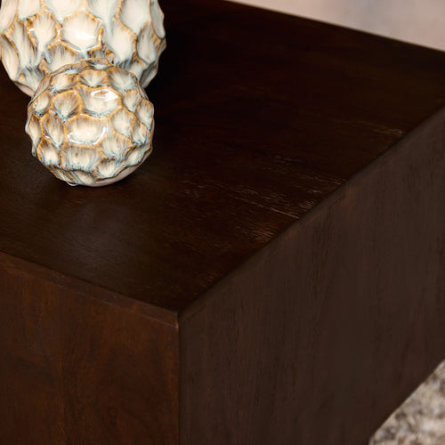 Starfurn Salontafel Livia - Vierkant Bruin Hout - 56x56x46cm