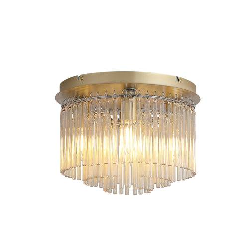 Searchlight plafondlamp Swizzle - 5 lichts - 32  x 23   cm - goud