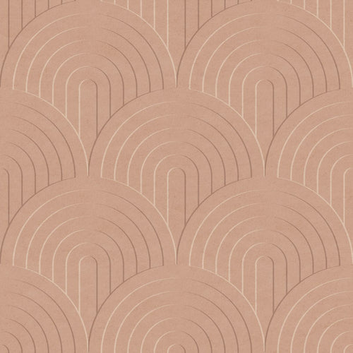 ESTAhome behang 3D-motief terracotta roze - 50 x 900 cm - 131110 - vtwonen shop