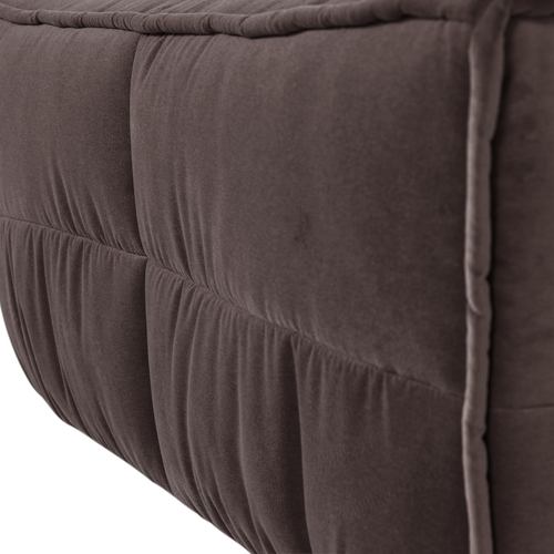 vtwonen hocker Cluster - Velvet - Chocoladebruin - 45x104x60